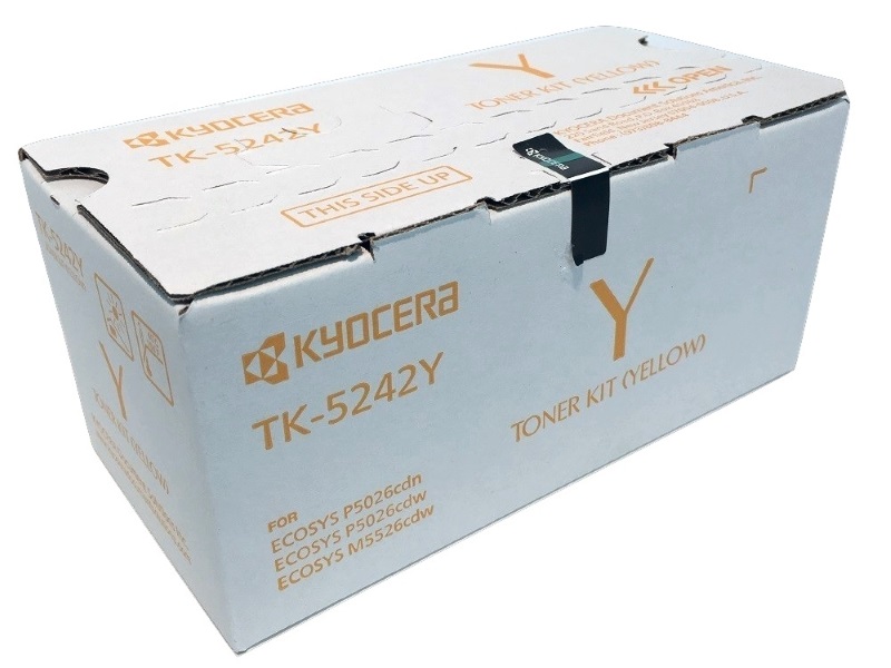 Toner Kyocera TK-5242Y Amarillo / 3k | 2111 - Toner Original Kyocera. Rendimiento Estimado: 3.000 Páginas con cubrimiento al 5%. 