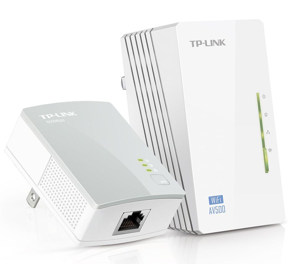 Extensor de Red Wi-Fi TP-Link TL-WPA4220KIT / 300 Mbps | 2110 - Extiende las conexiones inalámbricas de 300Mbps a las áreas más difíciles de acceder de su casa y oficina, Transferencia de Datos 500Mbps, 2-Puertos Ethernet, Instalación Plug and Play