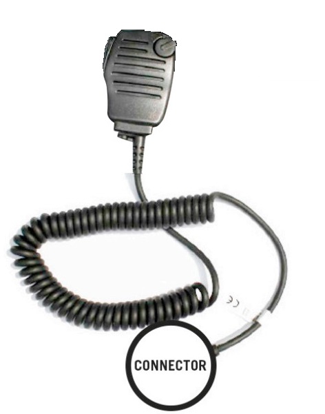 Micrófono Bocina – TXPRO TX-302N-K01 | 2111 – Micrófono bocina con control remoto de volumen pequeño y ligero para radios Kenwood, Bobina móvil altavoz dinámico, Impedancia: 8 Ω, Sensibilidad: 96 dB, Frecuencia: 0 – 9 kHz, Potencia 1W
