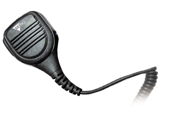 Micrófono Bocina – TXPRO TX-308-M02 | 2111 – Micrófono bocina para intemperie para radios Motorola, Bobina móvil altavoz dinámico, Impedancia: 8 Ω, Sensibilidad: 92 dB, Frecuencia: 0 – 20 kHz, Potencia 1W, Norma IP54, Sellado contra polvo y líquido