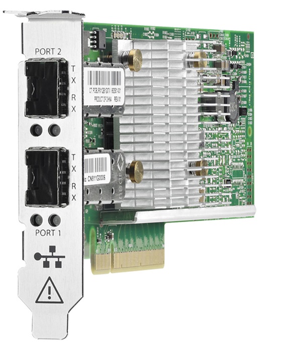 Tarjeta de Red PCIe x8 2-Port 10G - HPE 530SFP+ 652503 | Tarjeta/Adaptador HPE Ethernet 10Gb SFP+, Conector PCI Express 3.0 x8, Puertos: 2x Ethernet de 10Gb SFP+, Procesador Broadcom BCM57810S, Memoria RAM: 256 MB, Tecnología. 652503-B21 BCM57810S