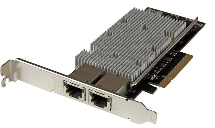 Tarjeta de Red para Workstation – StarTech ST20000SPEXI | PCIe x8, 2-Port 10G, Chipset Intel X540, Perfil Standard - Incluye soporte para Perfil Bajo, Conector PCI Express x8