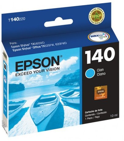 Tinta Epson 140 T140220 / Cian | 2110 - Tinta Original Epson 140 para Impresoras Epson Stylus  