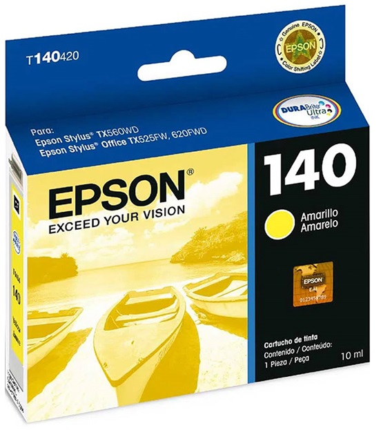 Tinta Epson T140420 / Amarillo | 2110 - Tinta Original Epson T140420 Amarillo 