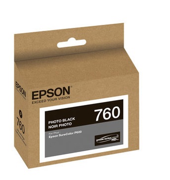 Tinta Epson T760120 Negro / 26ml | 2202 - Tinta Original Epson 760 UltraChrome HD