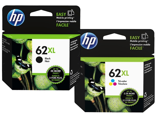 Tinta para HP OfficeJet 200 / HP 62XL | 2308 - HP 62XL / Original Ink Cartridge. El Kit Incluye: C2P05AL Negro, C2P07AL Tricolor HP62XL 
