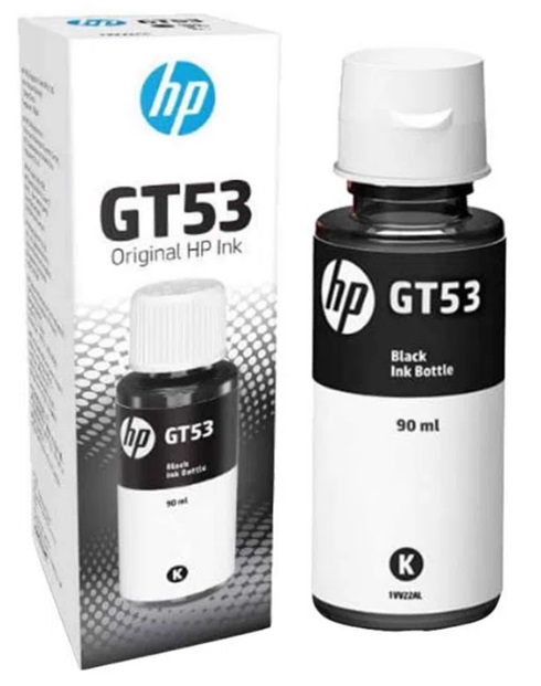 Tinta HP GT53 1VV22AL Negro / 90ml | 2301 - Cartucho de Tinta Original HP 1VV22AL Negro de 90 ml. Rendimiento Estimado: 4.000 Páginas al 5% 