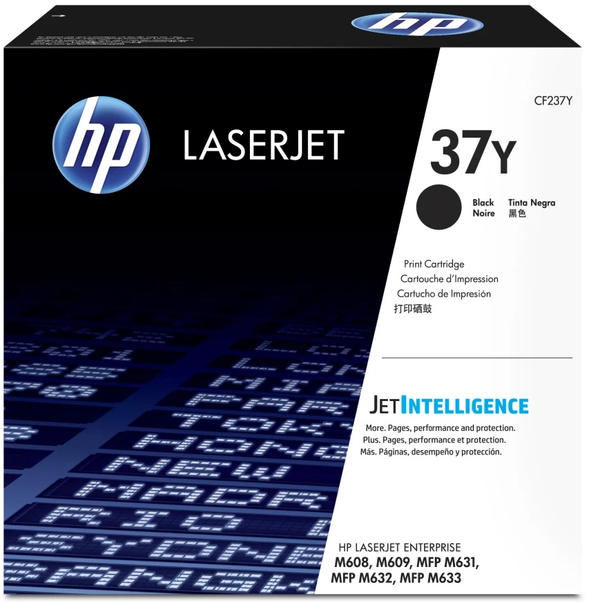 Toner para HP LaserJet M633 / CF237Y 37Y | Original Toner HP CF237Y 37Y Negro. Rendimiento Estimado 41.000 Páginas al 5%. 
