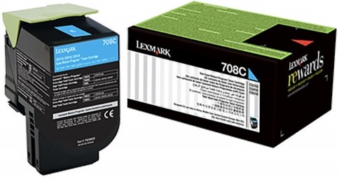 Toner para Lexmark CS310 / 70C80C0 708C | Original Toner Lexmark 70C80C0 708C Cian CS310dn