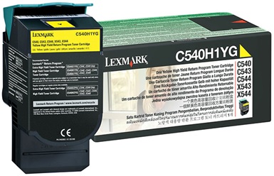 Toner para Lexmark C540 / C540H1YG | Original Toner Lexmark C540H1YG Amarillo C540n