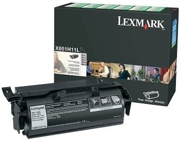 Toner para Lexmark X651 / X651H11L | Original Toner Lexmark X651H11L Negro X651de MFP