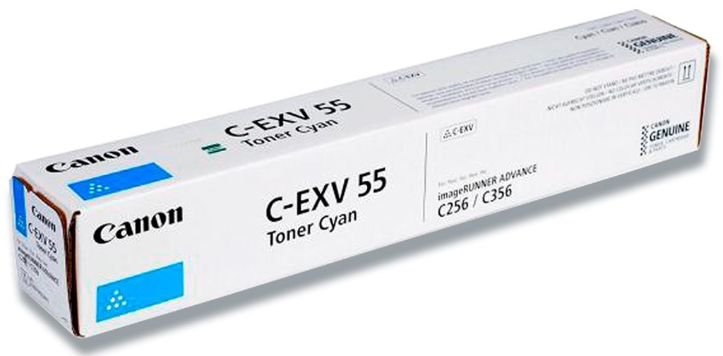 Toner Canon C-EXV 55 C Cian / 18k | 2305 - Toner Original Canon C-EXV 55 C Cian. Rendimiento Estimado 18.000 Páginas al 5%. C-EXV-55-C 