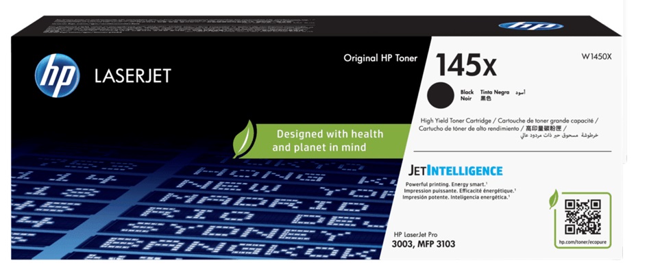 Toner para HP 3104 / HP 145X | 2405 - Toner W1450X para HP LaserJet Pro MFP 3104. Rendimiento 3.800 Páginas al 5%.