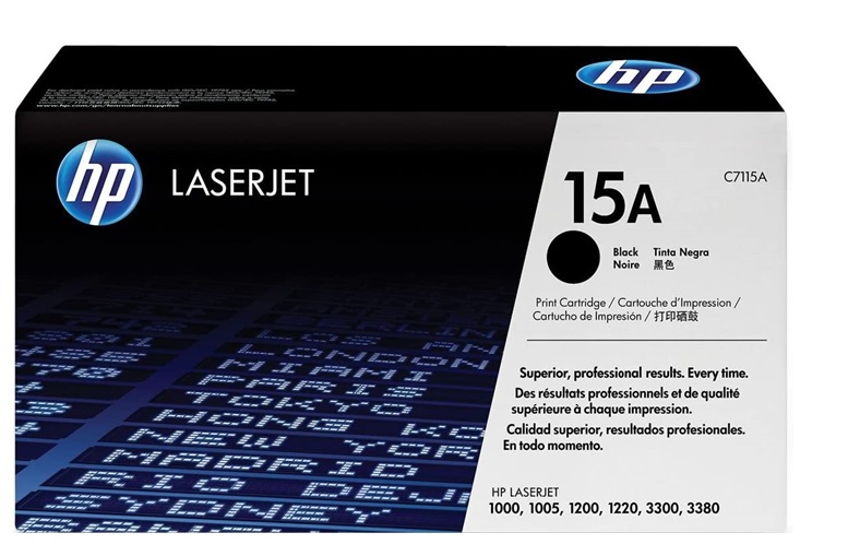 Toner para HP LaserJet 3380 / HP 15A | 2405 - C7115A / Toner HP 15A Negro. Rendimiento Estimado: 2.500 Páginas al 5%.