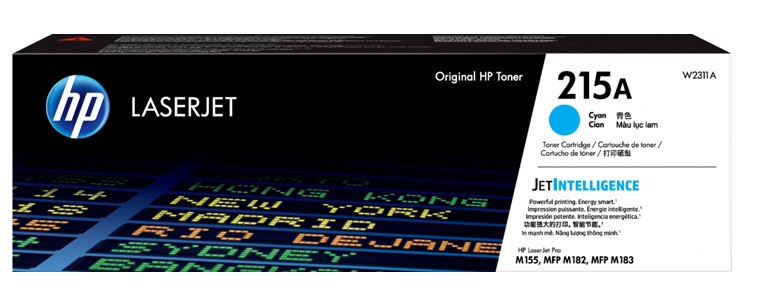 Toner HP 215A W2311A Cian / 850 Pág | 2203 - Toner Original HP 215A. Rendimiento Estimado: 850 Paginas al 5%. 