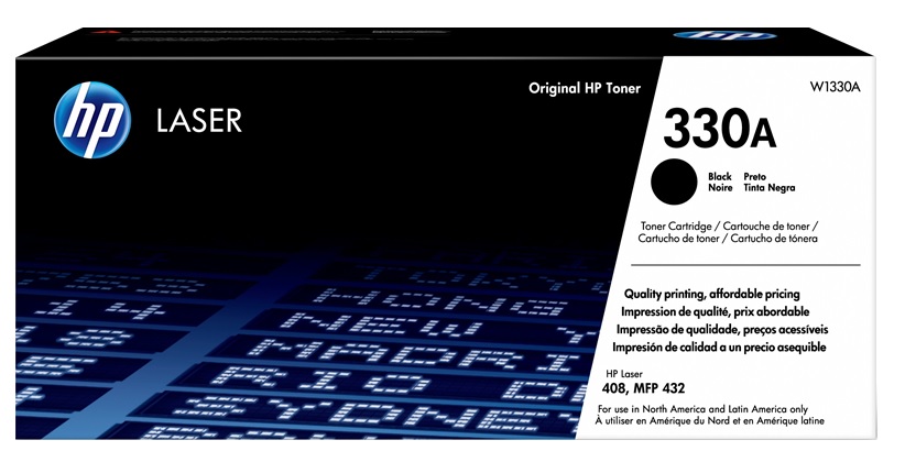 Toner para HP 408dn / HP 330A | 2405 - Toner W1330A para HP Laser 408dn. Rendimiento 5.000 Páginas al 5%.