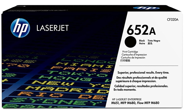 Toner para HP LaserJet M651dn / HP 652A | 2201 - Toner Original HP CF320A Negro. Rendimiento Estimado: 11.500 Paginas al 5%. 