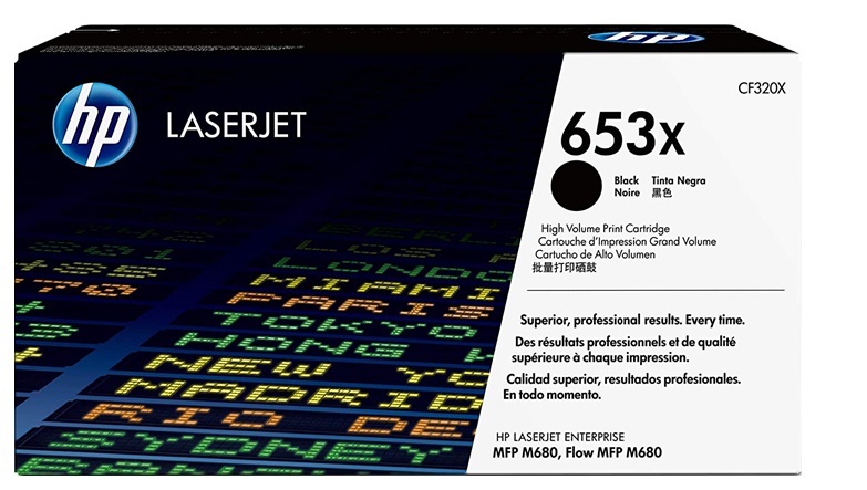 HP 653X CF320X / Toner Negro 21k | 2402 - Toner HP CF320X Rendimiento 21.000 Paginas al 5%. HP M675 M680  