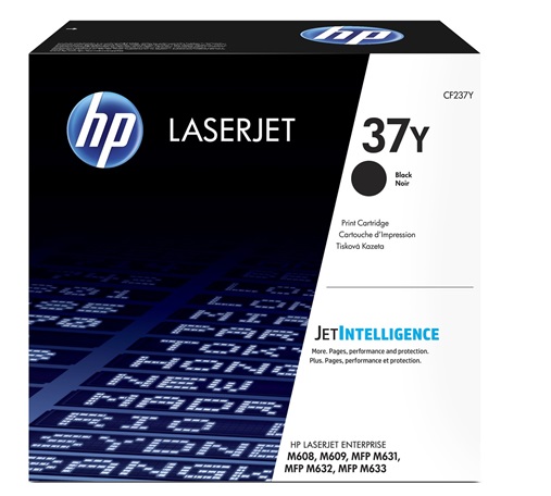 Toner para HP LaserJet M632 / HP 37Y | 2203 - Toner Original HP CF237Y Negro. Rendimiento Estimado 41.000 Páginas al 5%. 