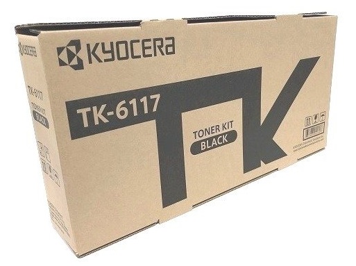 Toner para Kyocera Ecosys FS-M4125IDN / TK-6117 | 2111 - Original Black Toner Kyocera TK 6117. Rendimiento Estimado 15.000 Paginas al 5%. 1T02P10US0 