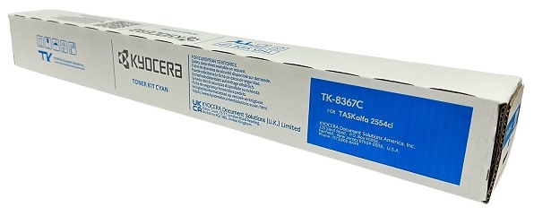 Toner Kyocera TK-8367C / Cian 12k | 2311 / 1T02YPCUS0 - Toner Original Kyocera TK-8367C Cian. Rendimiento 12.000 Páginas al 5%. TA-2554ci 