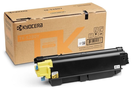 Toner Kyocera TK-5282Y Amarillo / 11k | 2111 - Toner Original. Rendimiento Estimado 11.000 Páginas con cubrimiento al 5%. 