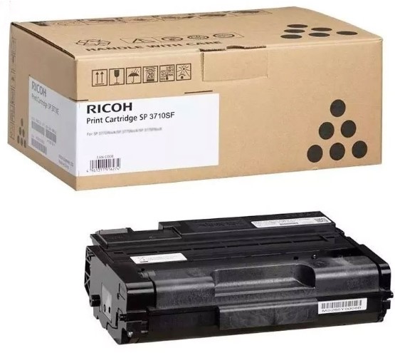 Toner para Ricoh SP 3710SF / 408284 | 2112 - Toner Original Ricoh SP3710X. Rendimiento Estimado 7.000 Páginas con cubrimiento al 5%.