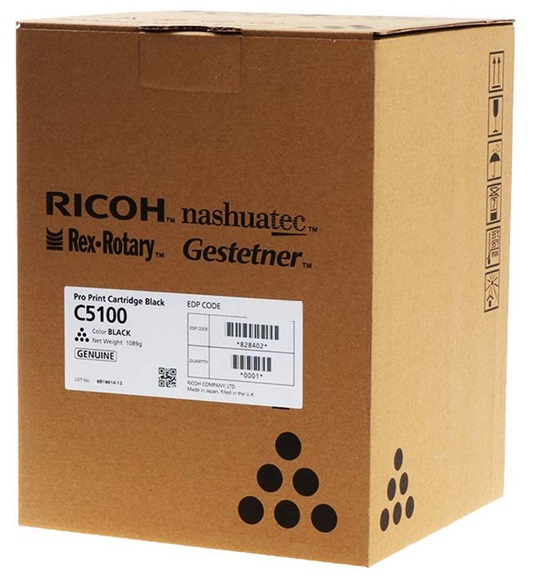 Toner Ricoh C5100 / Negro 30k | 2310 / 828350 - Toner Original Ricoh C5100 Negro. Rendimiento 30.000 Páginas al 5%. 828221 Ricoh Pro C5100s C5110s 