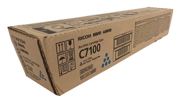 Toner Ricoh C7100 828329 Cian / 45k | 2112 - Toner Original Ricoh C7100 Cian. Rendimiento Estimado: 45.000 Páginas al 5%. 828387 