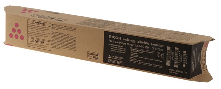 Toner Ricoh 842380 Magenta / 6k | 2112 - Toner Original Ricoh IM C300 Magenta. Rendimiento Estimado: 6.000 Páginas al 5%.