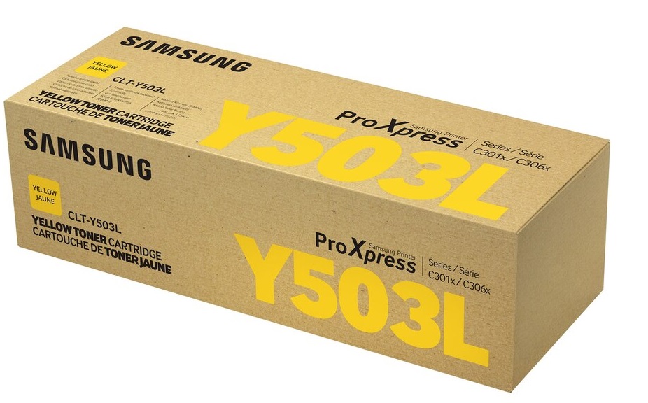 Toner Samsung CLT-Y503L Amarillo / 5k | 2201 - Toner Original Samsung SU496A Amarillo. Rendimiento Estimado: 5.000 Páginas al 5%.