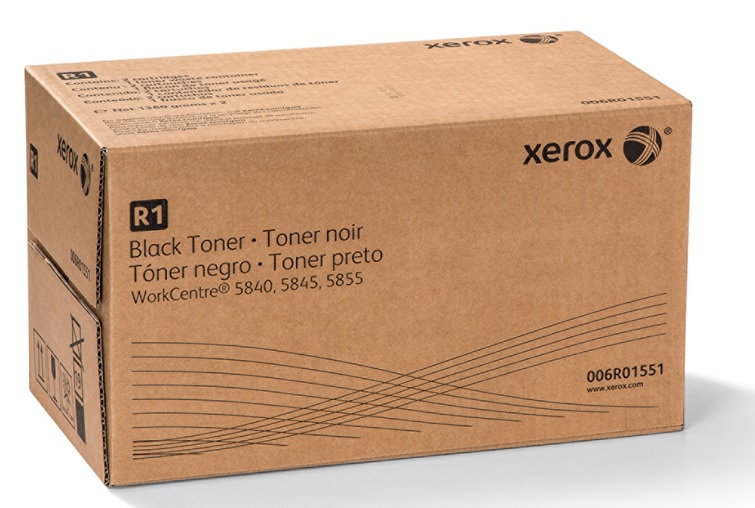 Toner para Xerox WorkCentre 5840 | 2312 / 6R1551 - Toner Original 006R01551 Negro para Xerox WorkCentre 5840. Rendimiento 76.000 Páginas al 5%. 