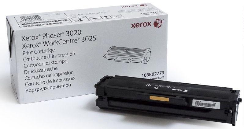 Toner para Xerox WorkCentre 3025 | 2312 / 106R2773 - Toner Original 106R02773 para Xerox WorkCentre 3025. Rendimiento 1.500 Páginas 