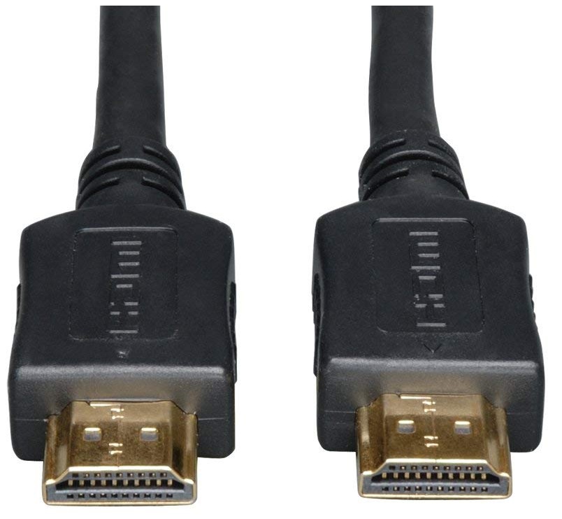 Cable HDMI Macho/Macho 15m - TrippLite P568-050 | Doble blindaje, Soporta video en espejo en la iPad2, Conectores bañados en oro, Soporta ancho de banda de hasta 10.2 Gbps, Compatible con HDCP, Soporta resoluciones de video 1080p, Color Negro