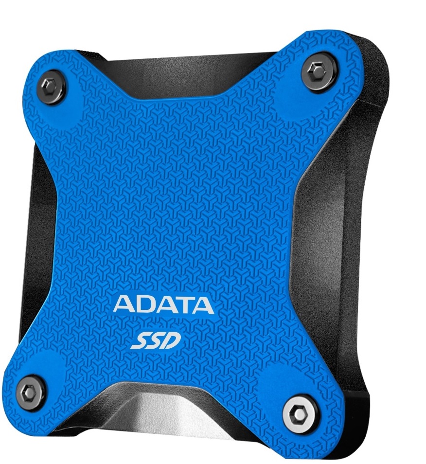 Disco SSD Externo – ADATA SD600Q / 480GB | Color Azul, Unidad de Estado Solido Externo 480GB, Flash NAND 3D, Interface USB 3.2 -Compatible USB 2.0, Velocidad de Lectura/Escritura:  440 /430 MB/s, ASD600Q-480GU31-CBL