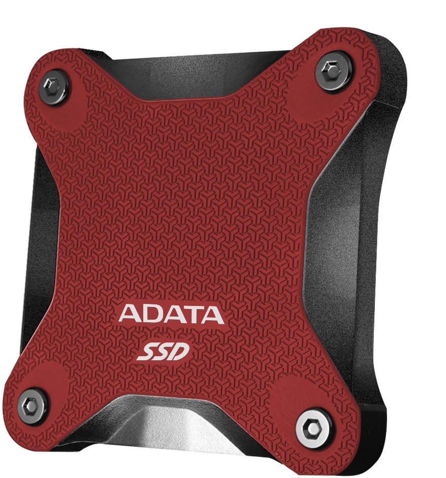 Disco SSD Externo – ADATA SD600Q / 240GB | Color Rojo, Unidad de Estado Solido Externo 240GB, Flash NAND 3D, Interface USB 3.2 -Compatible USB 2.0, Velocidad de Lectura/Escritura:  440 /430 MB/s, ASD600Q-240GU31-CRD