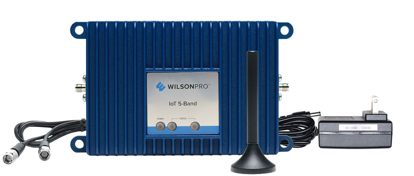 Kit Amplificador de señal celular – WilsonPro PRO IoT 5-Band / 460-119 | 2112 - Kit Amplificador de señal celular 4G LTE y 3G, Frecuencias: 850 MHz / 2100 MHz, Ganancia: 15 dB, Impedancia: 50 Ω, Conectores: SMA Hembra