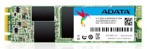 SSD M.2 SATA Interno / ADATA SU800-512GB | 2609 - ADATA ASU800NS38-512GT-C SSD interno Ultimate SU800, Capacidad: 512 GB, Factor de forma: M.2 2280, NAND Flash: 3D TLC NAND, Controlador: SMI, Interfaz: SATA III 6 Gb/s, Lectura secuencial 560 MB/s