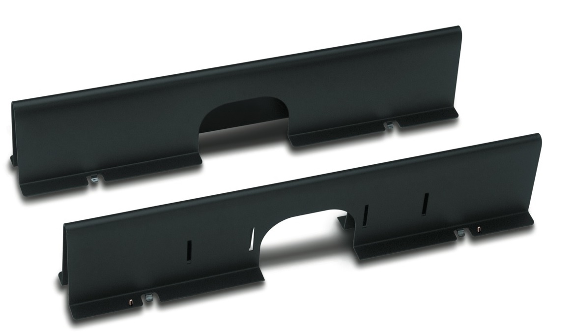 Partición del cable de datos - APC AR8163ABLK | 2208 – Partición del cable de datos, Altura: 122 mm, Anchura: 597 mm, Profundidad: 71 mm, Peso: 1.82 kg, Color: Negro, Incluye: 1 Tira de conexión a tierra de 20 cm