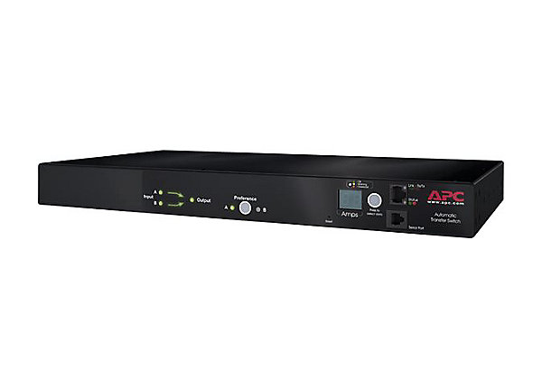 PDU para Rack - APC AP7750A / 10-Port | Voltajes Soportados (Entrada 100-125V, Salida 120V), Enchufes (Entrada 1x NEMA 5-15P, Salida 10x NEMA 5-15R), Consumo total de corriente 15A, Rack 1U. Garantía 2 Años