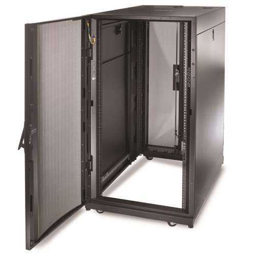 Rack 24U - APC AR3104 | Gabinete NetShelter SX para Servidores , 600 mm x 1070 mm, con paneles laterales, negro