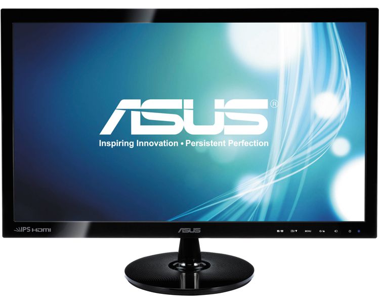 Monitor Full HD 23'' | ASUS VS239H-P | Area Visible 23, Relacion de Aspecto 16:9, Panel: IPS, Resolución 1920 x 1080, Tamaño de píxel: 0.2655mm, Brillo 250 cd/m², Contraste 50M:1, Angulo de visión (H/V): 178° / 178°, Tiempo de respuesta 5 ms 