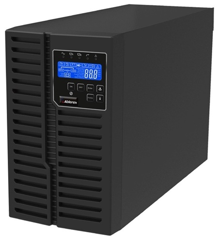 UPS  3KVA Online / Ablerex ARES Plus 3000 | 2609 – Ablerex ARES Plus 3000 AB-ARPLUS3000 es una UPS Online en torre, Capacidad: 3.000VA / 2.700W, Voltaje de entrada: 110 / 115 / 120 / 127 VAC, Rango de entrada: 50–150 Vac, Voltaje de salida: 100 -127V 