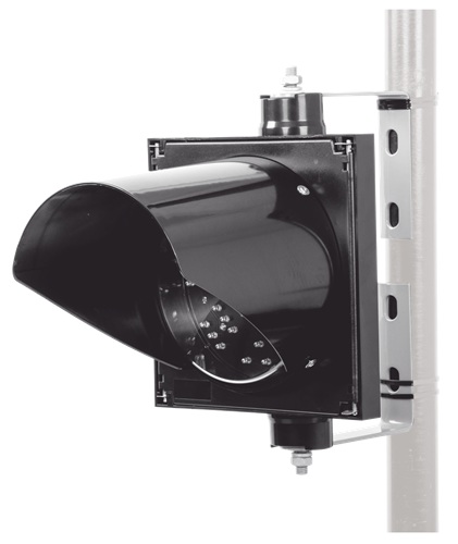 Semáforo de señalización / AccessPro PRO-LIGHT-SL | 2609 – AccessPro PRO-LIGHT-SL es un semáforo de señalización rojo y verde para control de tráfico vehicular, Iluminación: Lente óptico con iluminación uniforme, LEDs: 45 rojos y 36 verdes