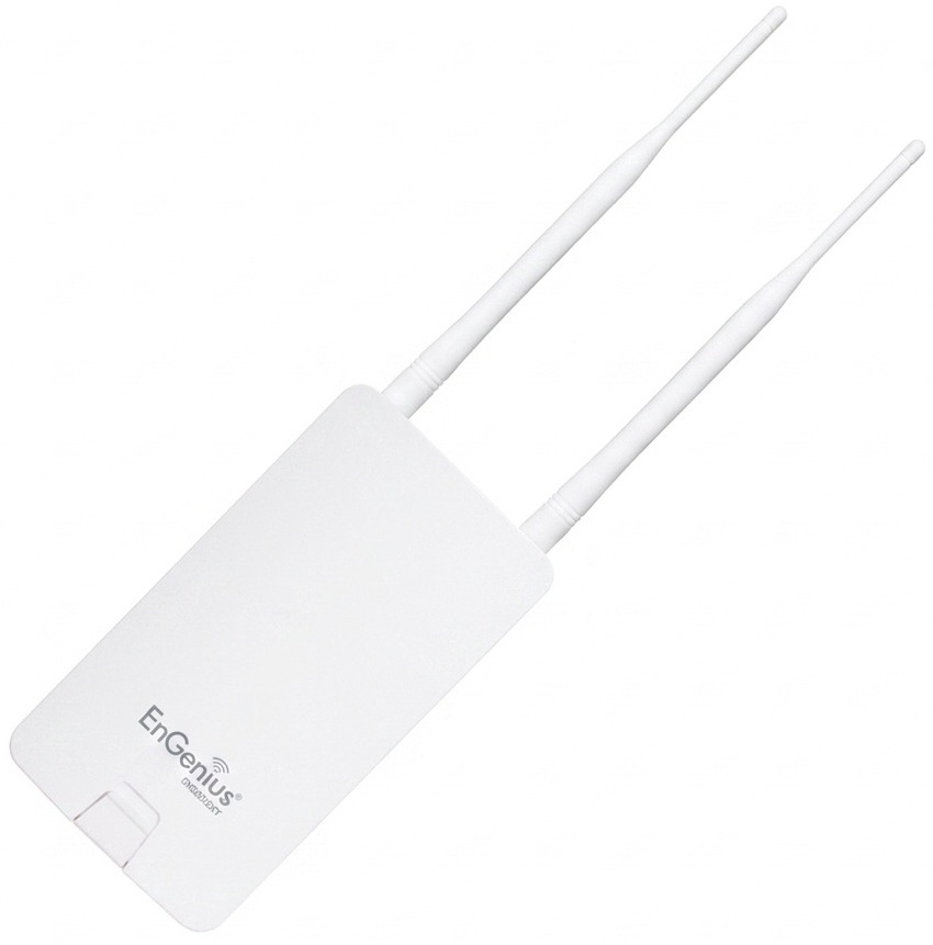 Engenius ENS202EXT / Access Point 300 Mbps WiFi 4 | 2604 - Engenius ENS202EXT es un punto de acceso y repetidor diseñado para exteriores de largo alcance, tecnología 802.11b/g/n en la banda de 2.4 GHz, velocidad de transferencia de hasta 300 Mbps