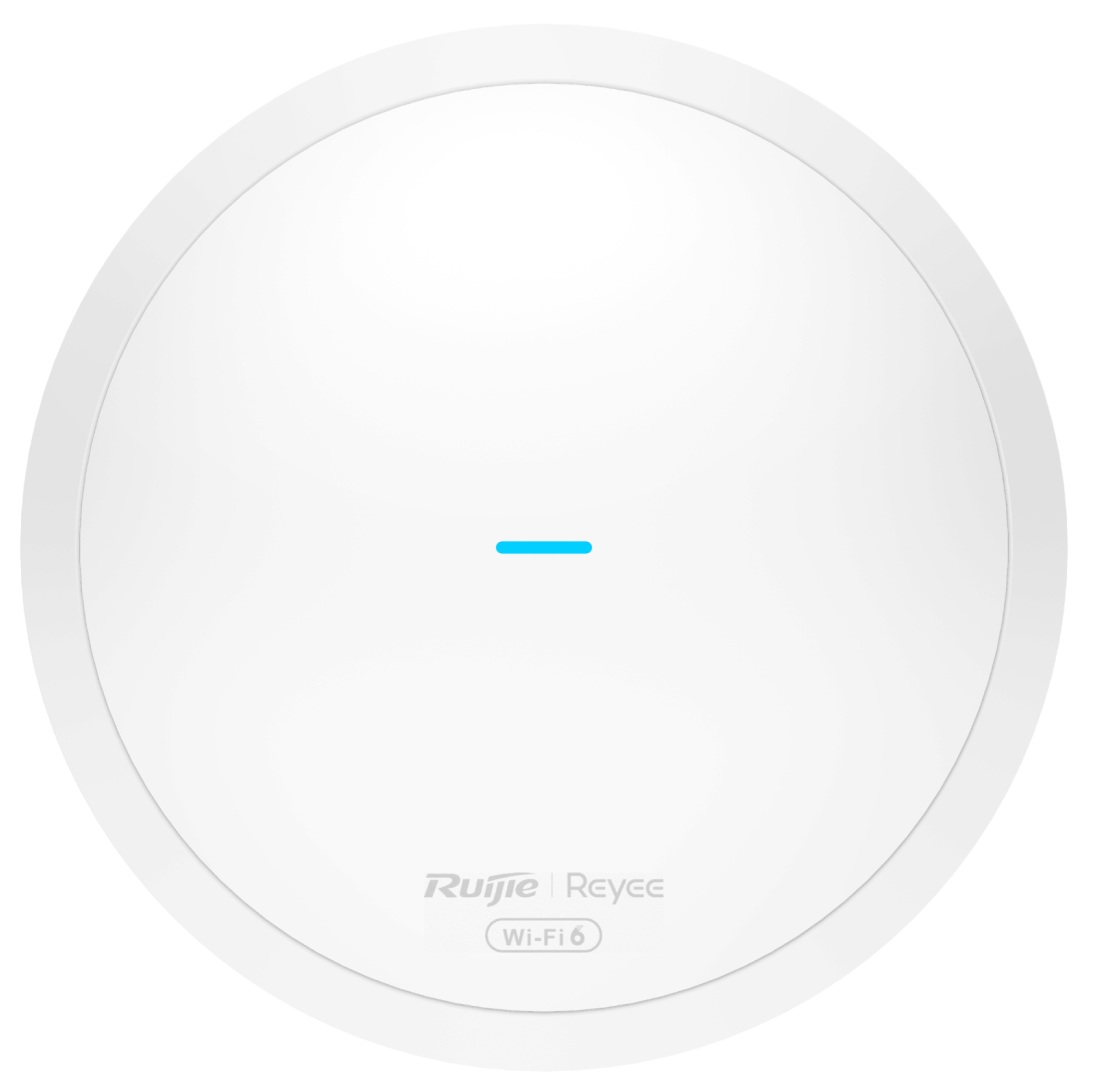 Access Point 1.78 Gbps WiFi 6 / Ruijie RG-RAP62 | 2508 - Ruijie RG-RAP62 es un punto de acceso 802.11ax Wi-Fi 6 tipo plafón, diseñado para interiores en entornos empresariales como oficinas, hoteles, restaurantes y comercios. Ofrece conectividad AX1800