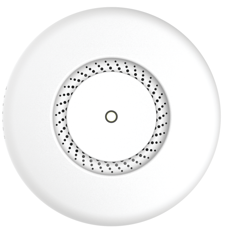 Access Point cAP ac Wi-Fi 5 / MikroTik RBCAPGI-5ACD2ND | 2507 - MikroTik RBcAPGi-5acD2nD conocido tambien como cAP ac es un punto de acceso Wi-Fi 5 de doble banda, diseñado para montaje en techos o paredes. Velocidad: 300 Mbps 2.4 Ghz + 867 Mbps 5GHz