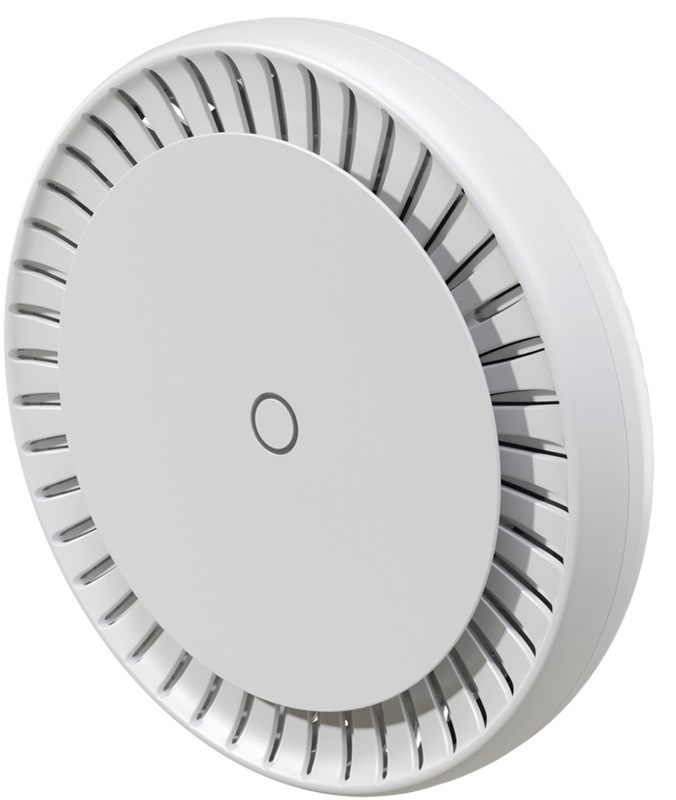 Access Point cAP ax Wi-Fi 6 / MikroTik CAPGI-5HAXD2HAXD | 2507 - MikroTik cAPGi-5HaxD2HaxD también conocido como cAP ax, es un punto de acceso de techo de alto rendimiento diseñado para entornos empresariales exigentes. Soporta Wi-Fi 6 802.11ax