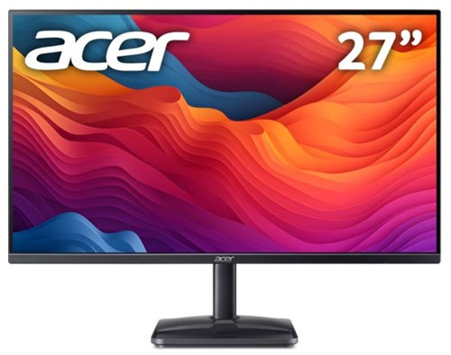 Monitor 27'' FHD / Acer EK271 P0bi | 2610 - Acer EK271 P0bi UM.HE1AA.006 Monitor de 27″ con Panel VA, Resolución Full HD de 1.920 × 1.080, Relación de aspecto 16:9, Brillo de 250 cd/m², Contraste nativo de 4.000:1, Tiempo de respuesta de 1 ms VRB