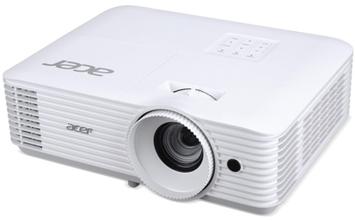 Proyector 4.800 Lumens / Acer P1258i | 2610 – Acer P1258i MR.JYF11.005 Video proyector DLP con Panel de 0,55″ DarkChip 3 DMD, Resolución nativa XGA de 1.024 × 768 y máxima WUXGA de 1.920 × 1.200, Brillo de 4.800 lúmenes ANSI estándar y 3.840 en ECO